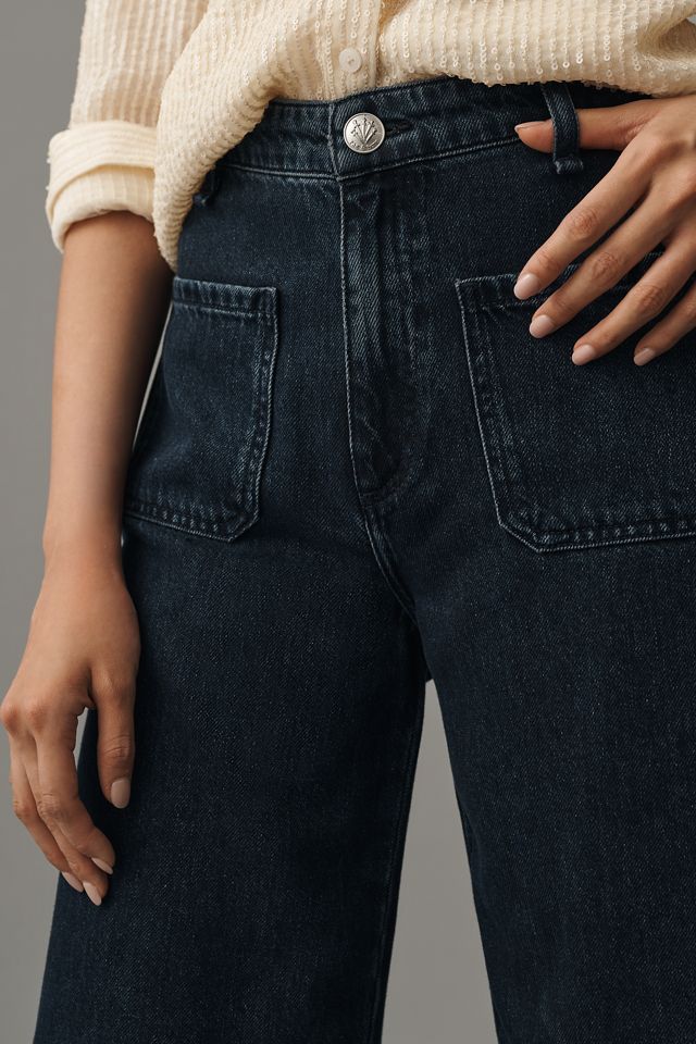 rag & bone Marina High-Rise Wide-Leg Flare Jeans #2