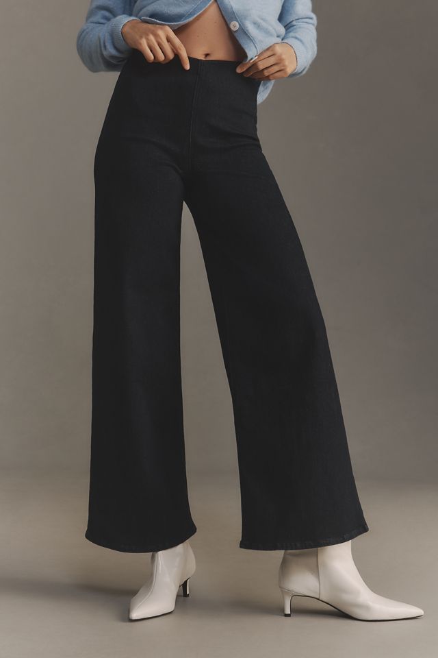 rag & bone Epic Sofie High-Rise Pull-On Wide-Leg Jeans #1