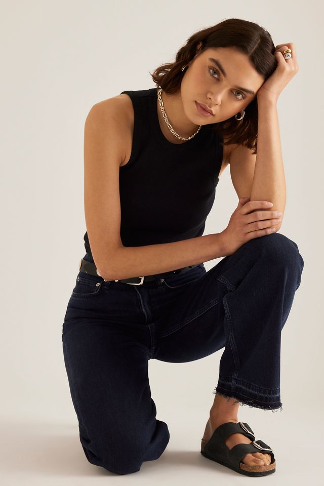 Rag & Bone Logan Mittlere-Taille Weite-Bein Jeans #3