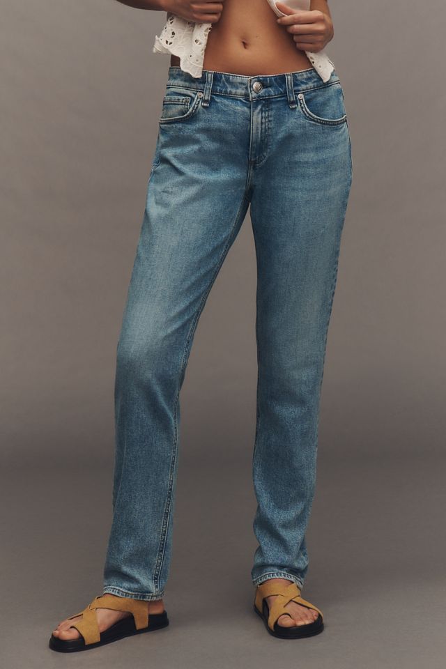 rag & bone Dre Low-Rise Slim Boyfriend Jeans #1