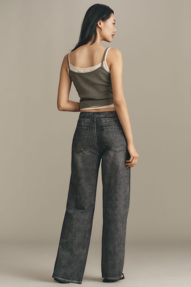 rag&bone サイズ31 新品未使用　ダークグレー ストレートデニム rag & bone Miramar Shea High Rise Relaxed Cotton Terry Sweatpant