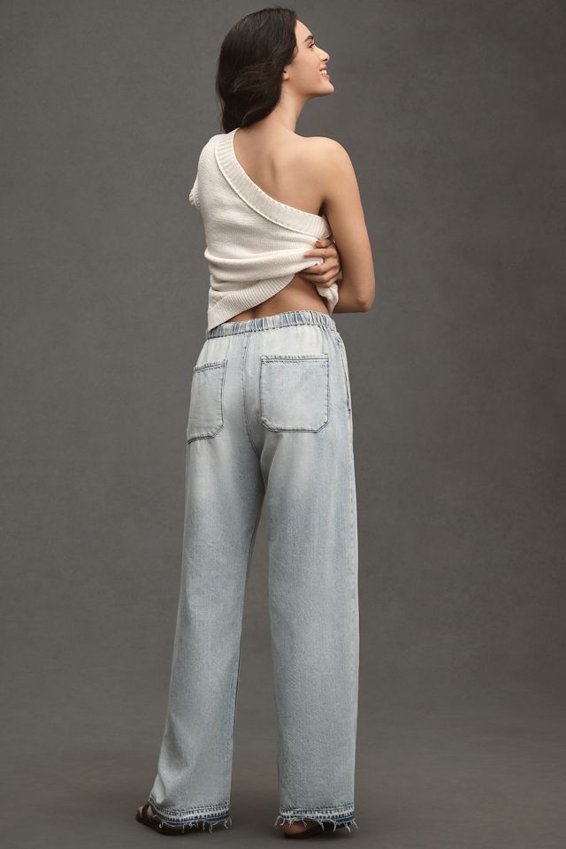 rag & bone Ultra Featherweight Logan High-Rise Wide-Leg Drawstring Jeans #2