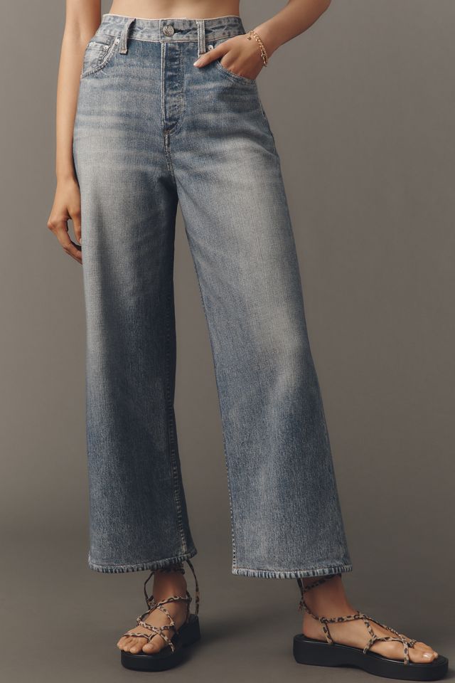rag & bone Miramar Andi High-Rise Crop Wide-Leg Jeans #1