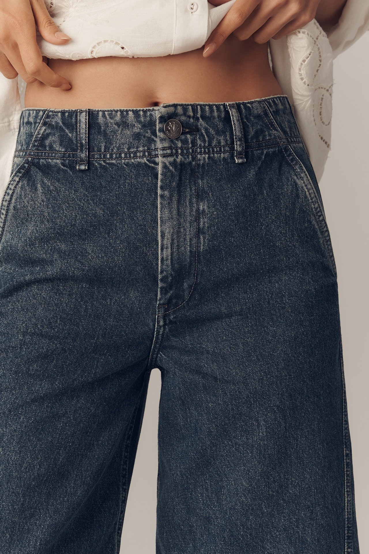 rag & bone Jamie High-Rise Culotte Jeans