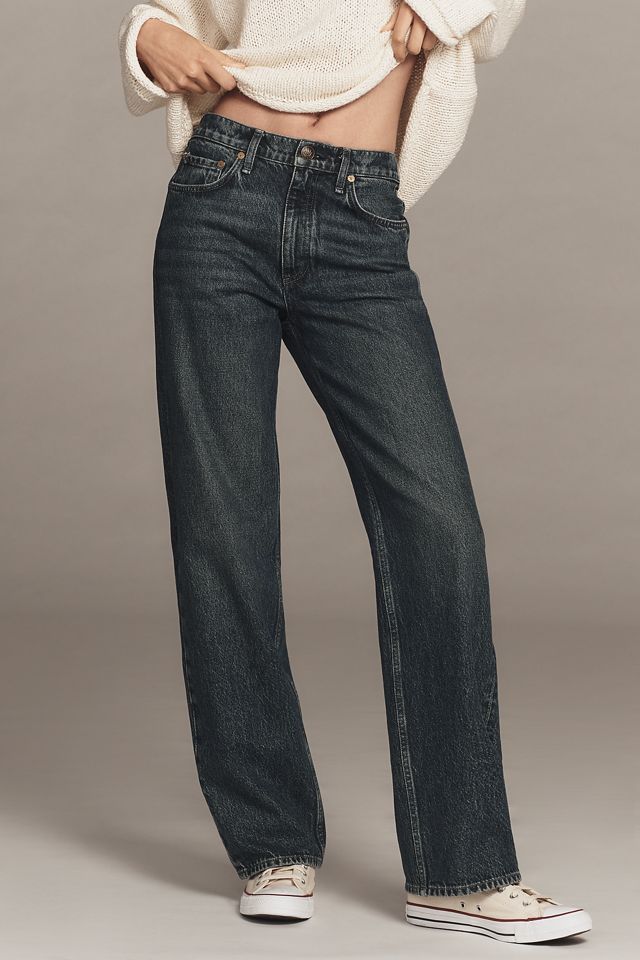 rag & bone Shea High-Rise Relaxed Straight-Leg Jeans #1