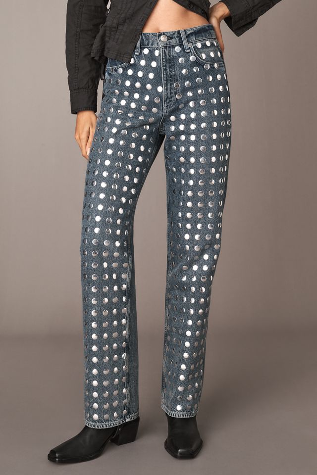 rag & bone Shea High-Rise Relaxed Straight-Leg Jeans #3