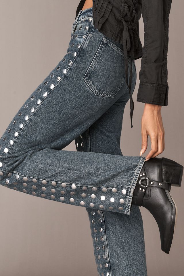 rag & bone Shea High-Rise Relaxed Straight-Leg Jeans #4