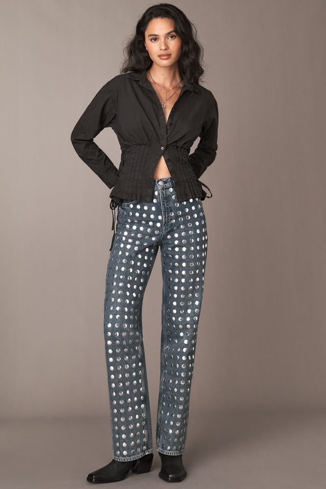 rag & bone Shea High-Rise Relaxed Straight-Leg Jeans #2