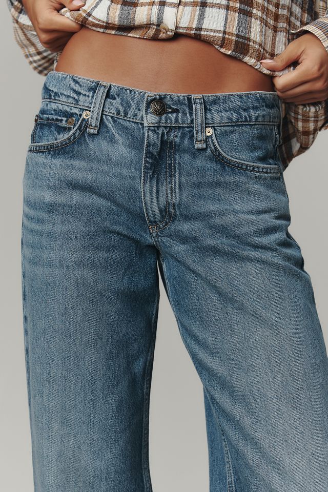 rag & bone Saige Low-Rise Relaxed Straight-Leg Jeans #3