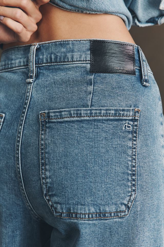 rag & bone Andi High-Rise Crop Wide-Leg Jeans #2