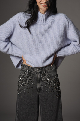 Rag & Bone Sofie High-rise Wide-leg Jeans In Multi