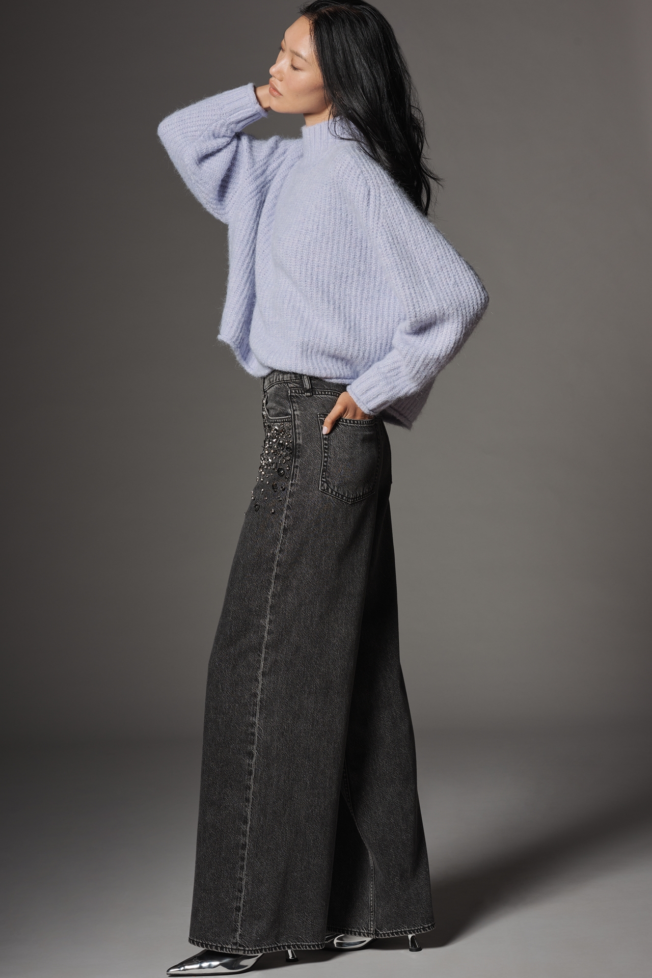 rag & bone Sofie High-Rise Wide-Leg Jeans