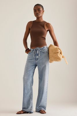 Rag & Bone Featherweight Wide-Leg Jeans