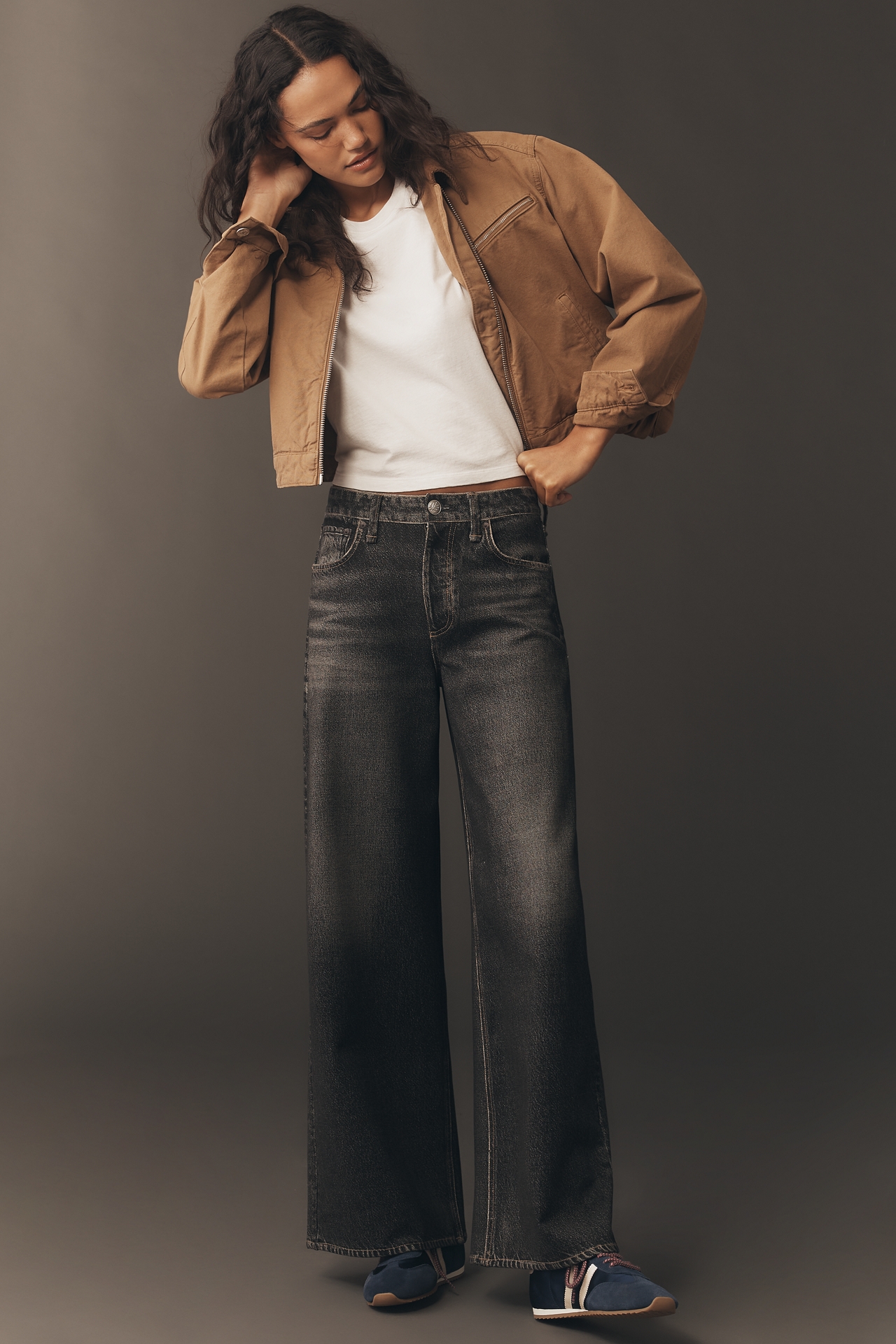 rag & bone Miramar High-Rise Wide-Leg Jeans