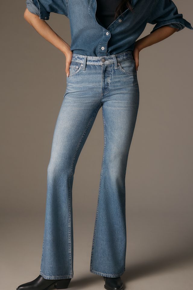 rag & bone Dahlia Mid-Rise Flare Jeans #1
