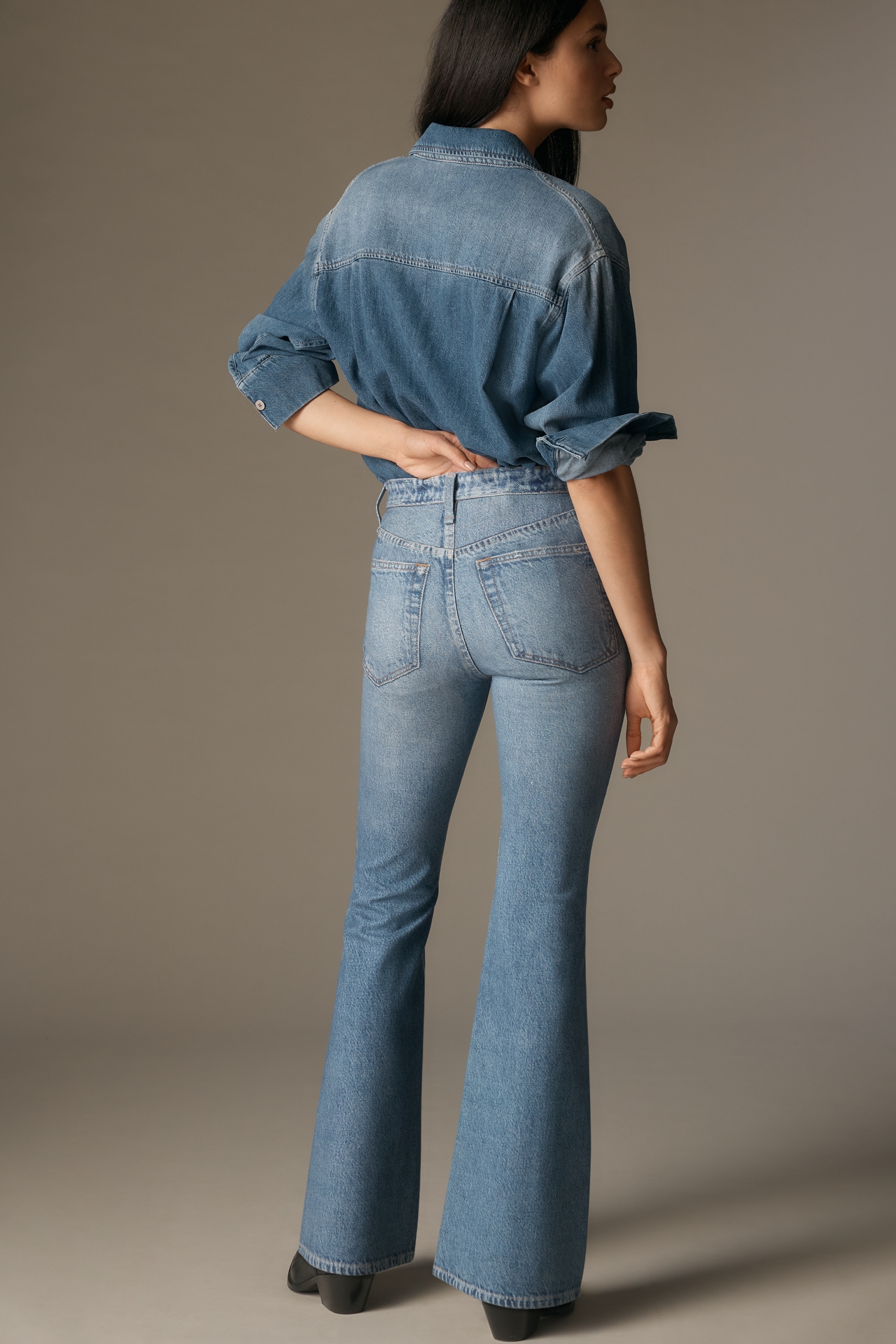 rag & bone Dahlia Mid-Rise Flare Jeans