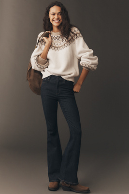 Rag & Bone Dahlia High-rise Flare Jeans In Blue