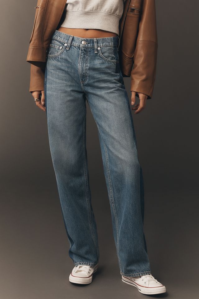 rag & bone Shea High-Rise Straight-Leg Jeans #1