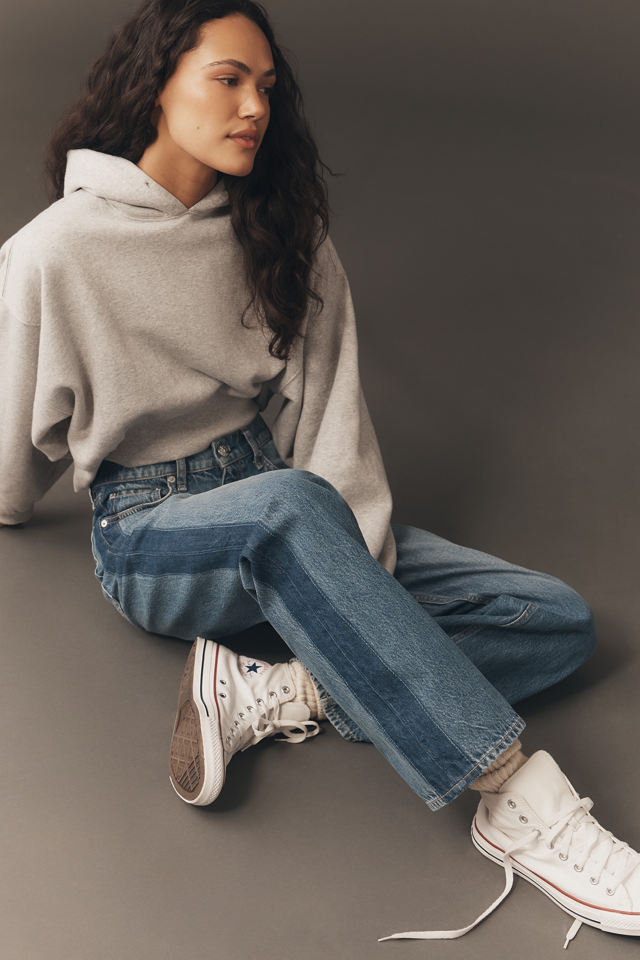 rag & bone Shea High-Rise Straight-Leg Jeans