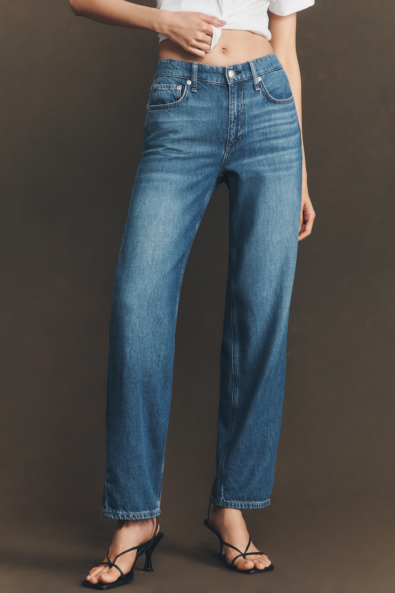 rag & bone Featherweight Baggy Dre Low-Rise Boyfriend Jeans