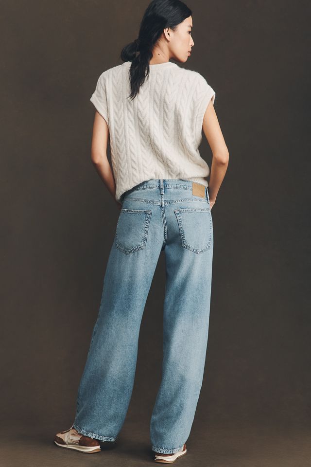 rag & bone Saige Low-Rise Straight-Leg Jeans