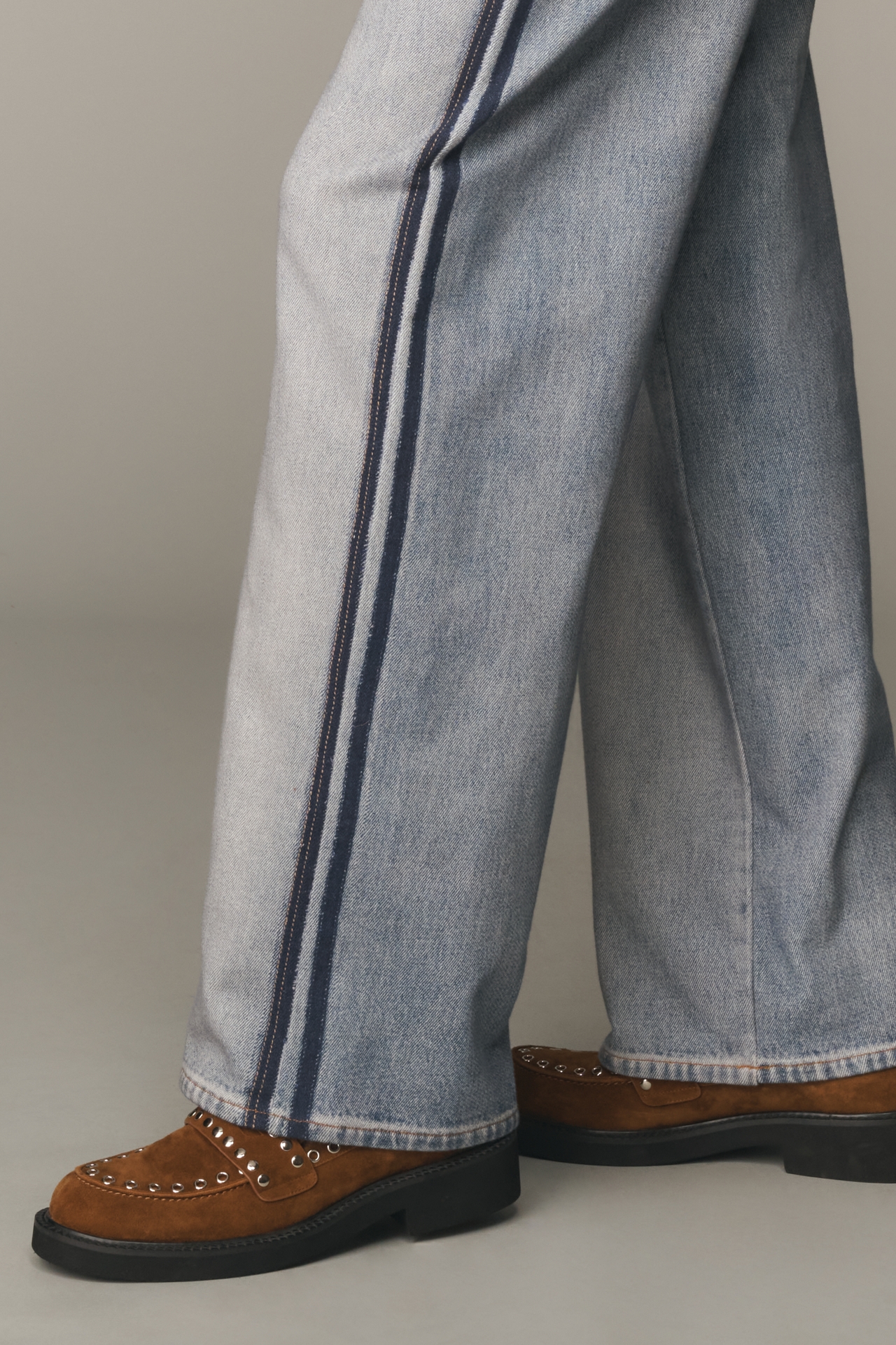 rag & bone Miramar High-Rise Wide-Leg Track Jeans