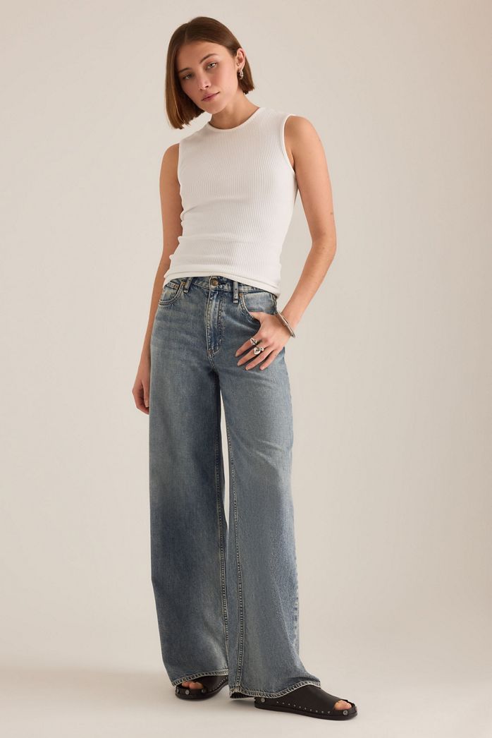 Rag & Bone Sofie Wide-Leg Jeans