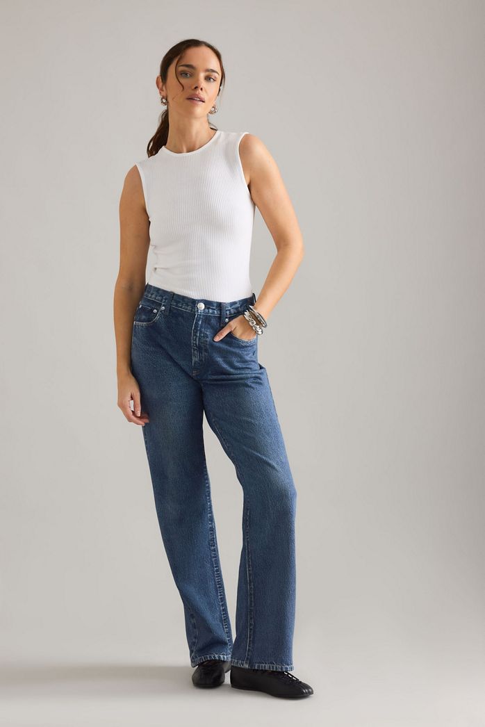 Rag & Bone Shea Relaxed Straight Jeans