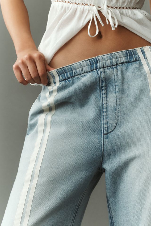 rag & bone Logan Featherweight Pull-On Wide-Leg Jeans #2