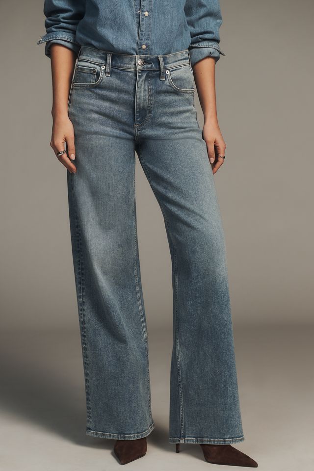 rag & bone Flexi Andi High-Rise Wide-Leg Jeans #2