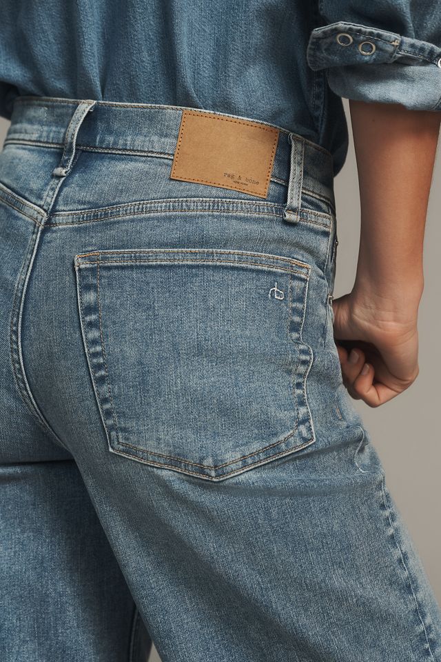 rag & bone Flexi Andi High-Rise Wide-Leg Jeans #3