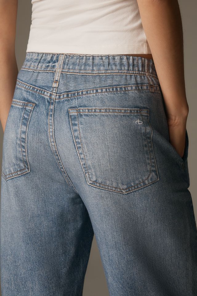 rag & bone Miramar High-Rise Wide-Leg Jeans #3