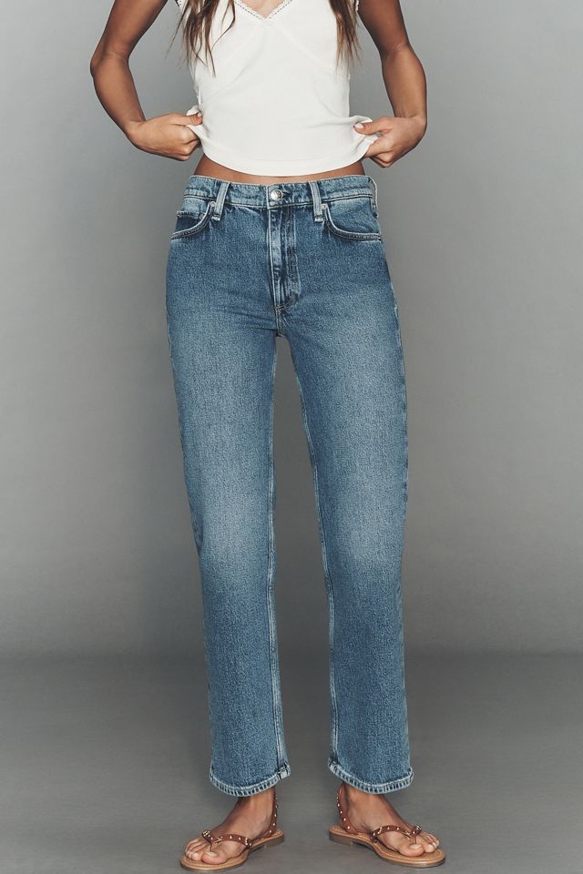 rag & bone Harlow Ankle Low-Rise Straight-Leg Jeans #2