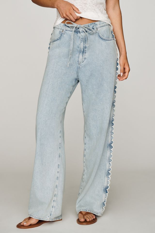 rag & bone Phoebe High-Rise Wide-Leg Jeans #1