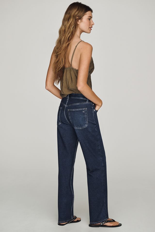 rag & bone Miramar Ponte Harlow Cropped Straight-Leg Jeans #2