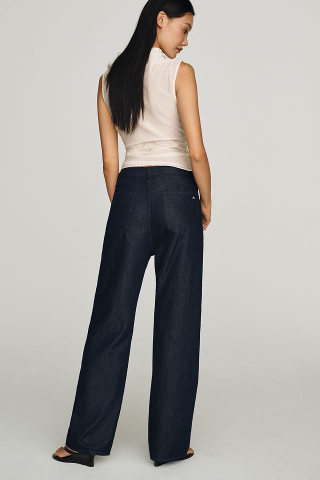 rag & bone Phoebe High-Rise Wide-Leg Jeans #2