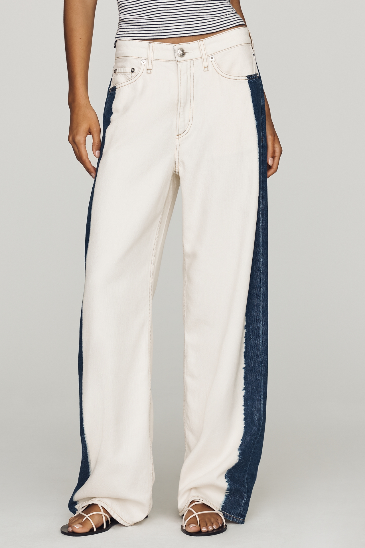 rag & bone Logan High-Rise Wide-Leg Jeans
