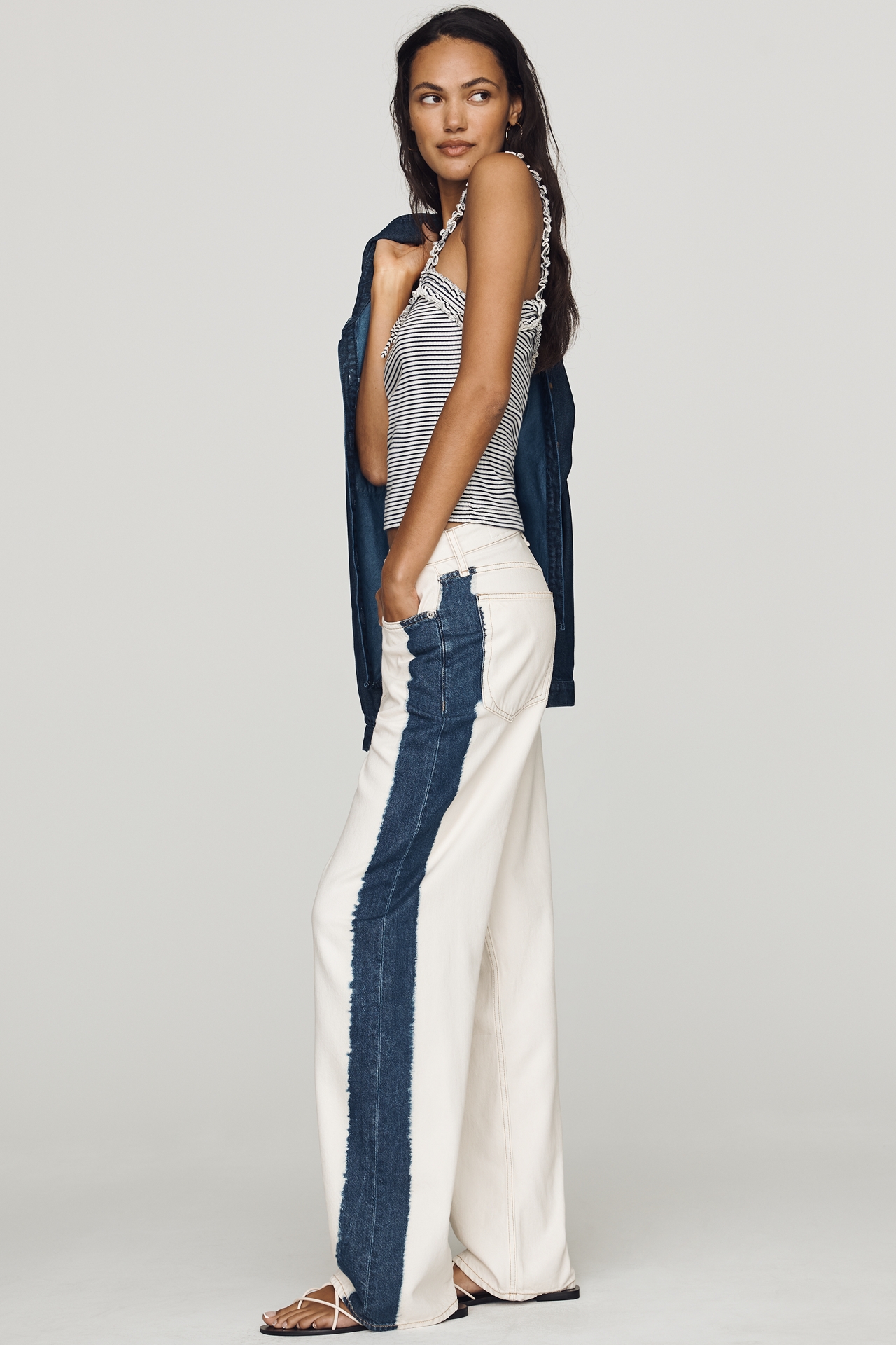 rag & bone Logan High-Rise Wide-Leg Jeans