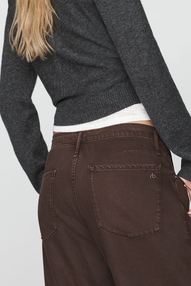 rag & bone Phoebe High-Rise Wide-Leg Drawstring Jeans #3