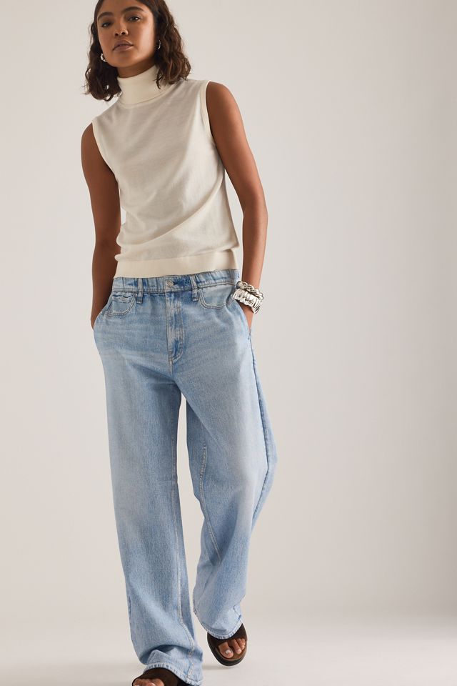 Rag & Bone Miramar Frottee Jeans mit weitem Bein #4