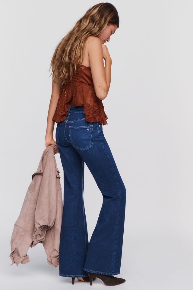 rag & bone Miramar Mid-Rise Flare Jeans #3