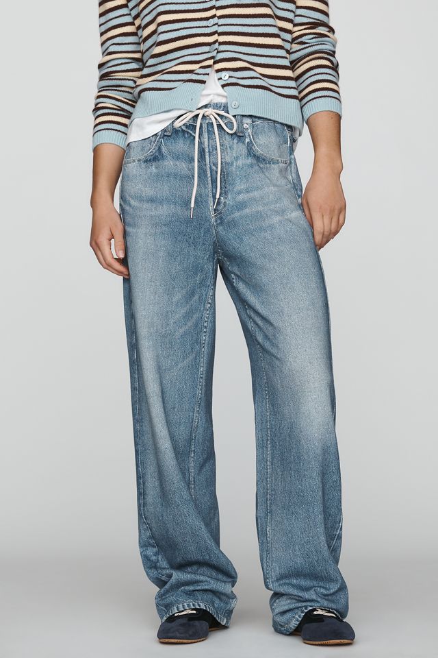 rag & bone Miramar High-Rise Wide-Leg Jeans #1