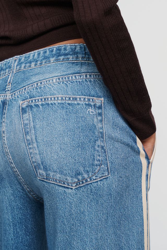 rag & bone Miramar Terry High Rise Wide Leg Jeans  #3