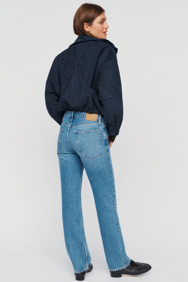 rag & bone Harlow Low-Rise Straight-Leg Jeans #4