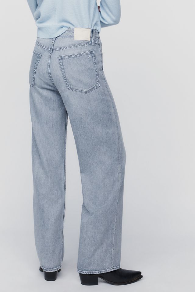 rag & bone Logan Featherweight High Rise Wide Leg Jeans #3