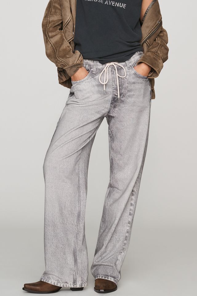 rag & bone Miramar High-Rise Wide-Leg Jeans #1