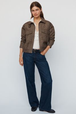 rag & bone Cam Low-Rise Straight-Leg Jeans