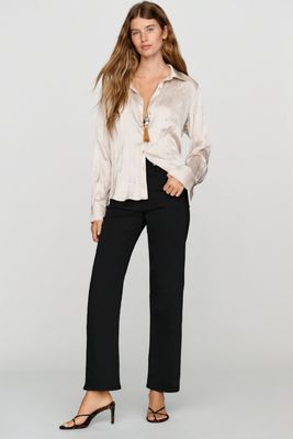 rag & bone Flexi Harlow Mid Rise Straight Jeans