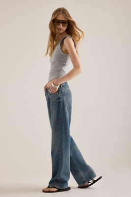 Rag & Bone Saige Relaxed Straight-Leg Jeans