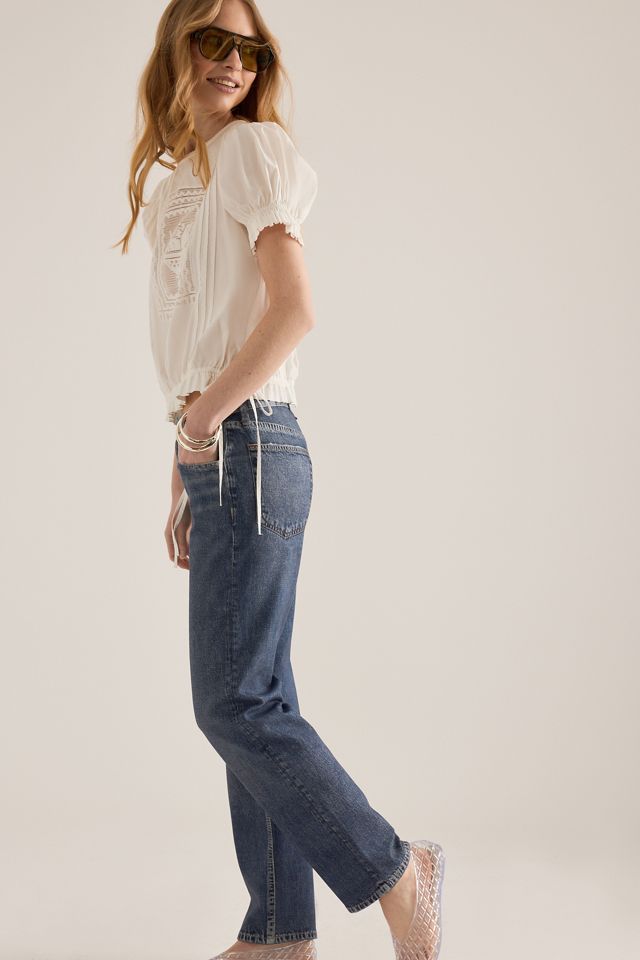 Jeans Dritti a Vita Media Rag & Bone Miramar Ponte Harlow #3